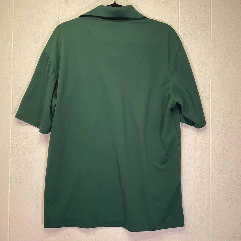 NIKEGOLF Polo Shirt Men Small Green Wicking Golf Athleisure Blokecore Sportswear - Picture 5 of 7